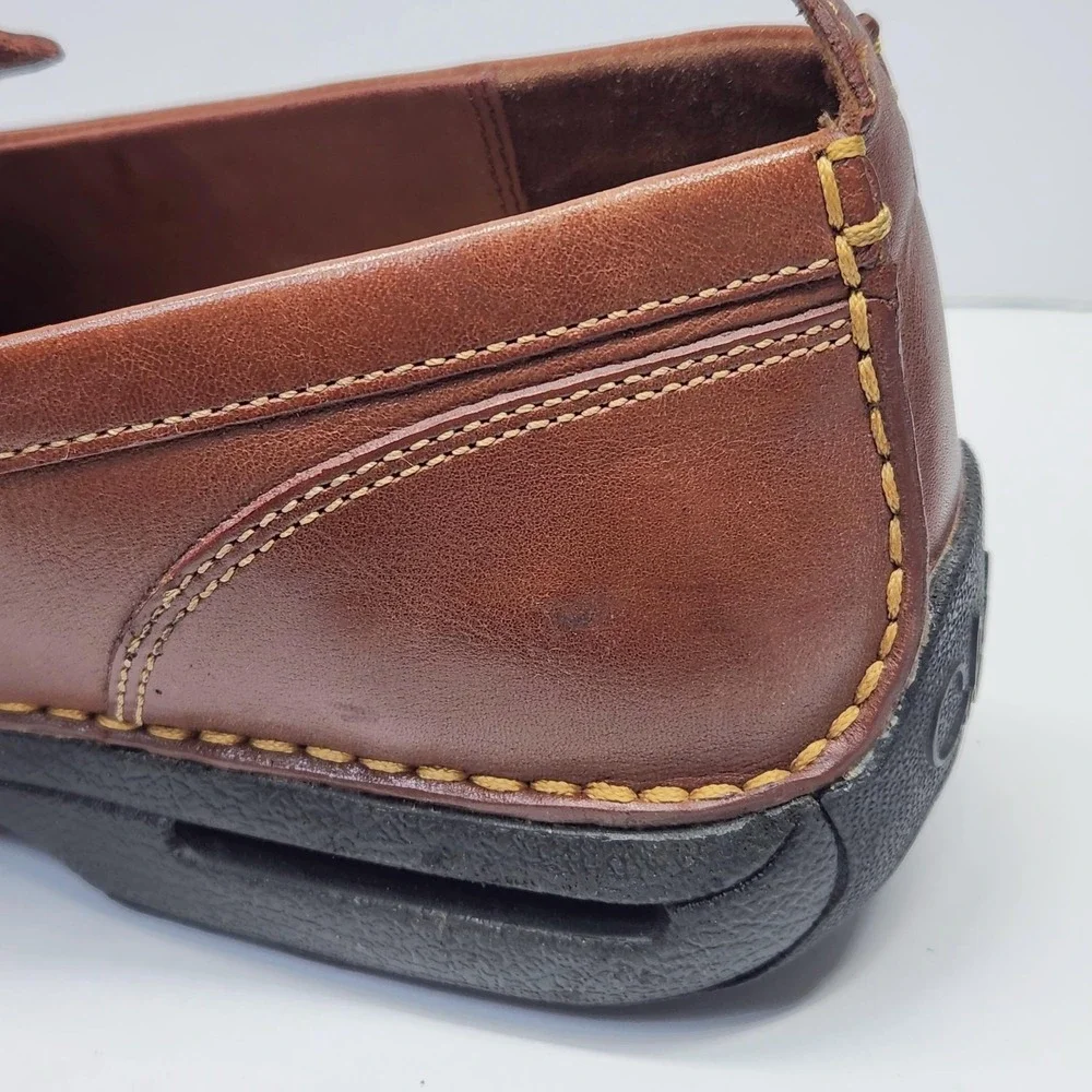 Cole Haan Air Tucker Venetian Shoes Mens Size 10.5 Brown Leather Slip On Loafers
